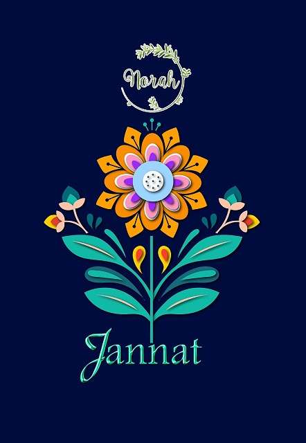 norah jannat series 1001-1012 cotton print suit 