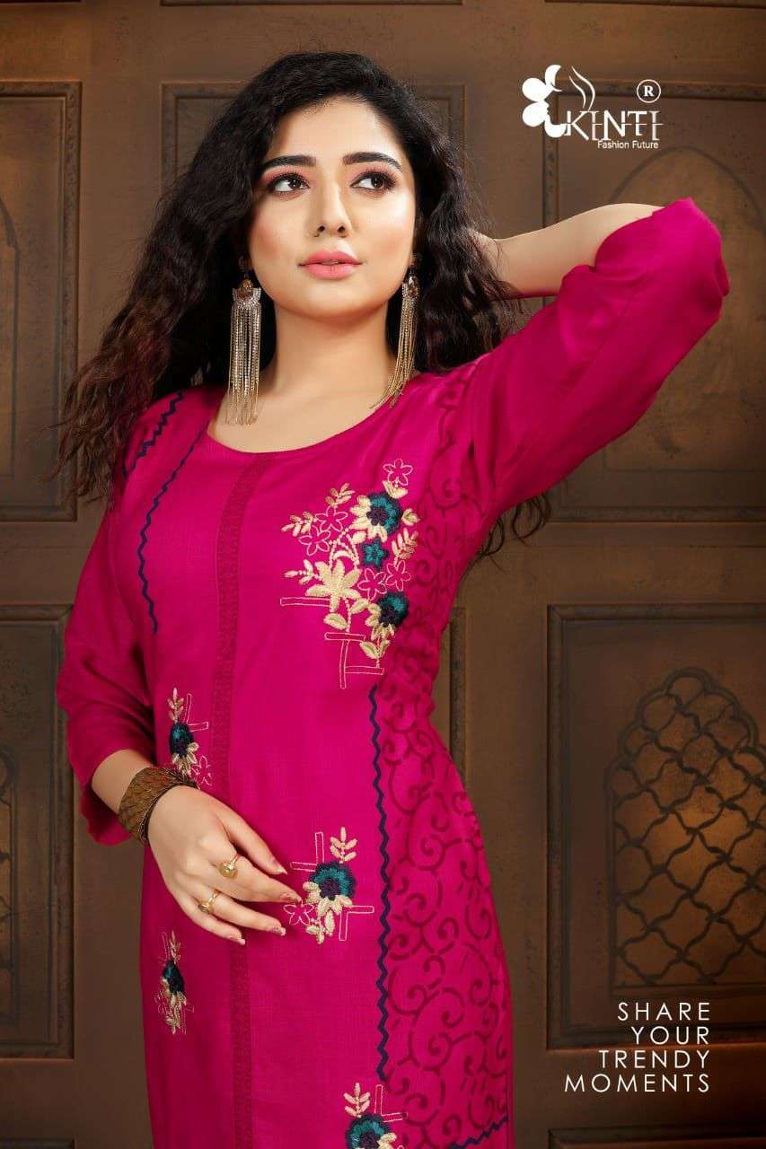 POKER BY KINTI RAYON READYMADE KURTI WITH LOWEST PRICE SUPPLIER IN SURAT