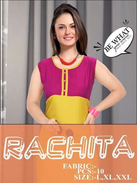 rachita series 3001-3010 140 gm rayon embroidery straight kurti 