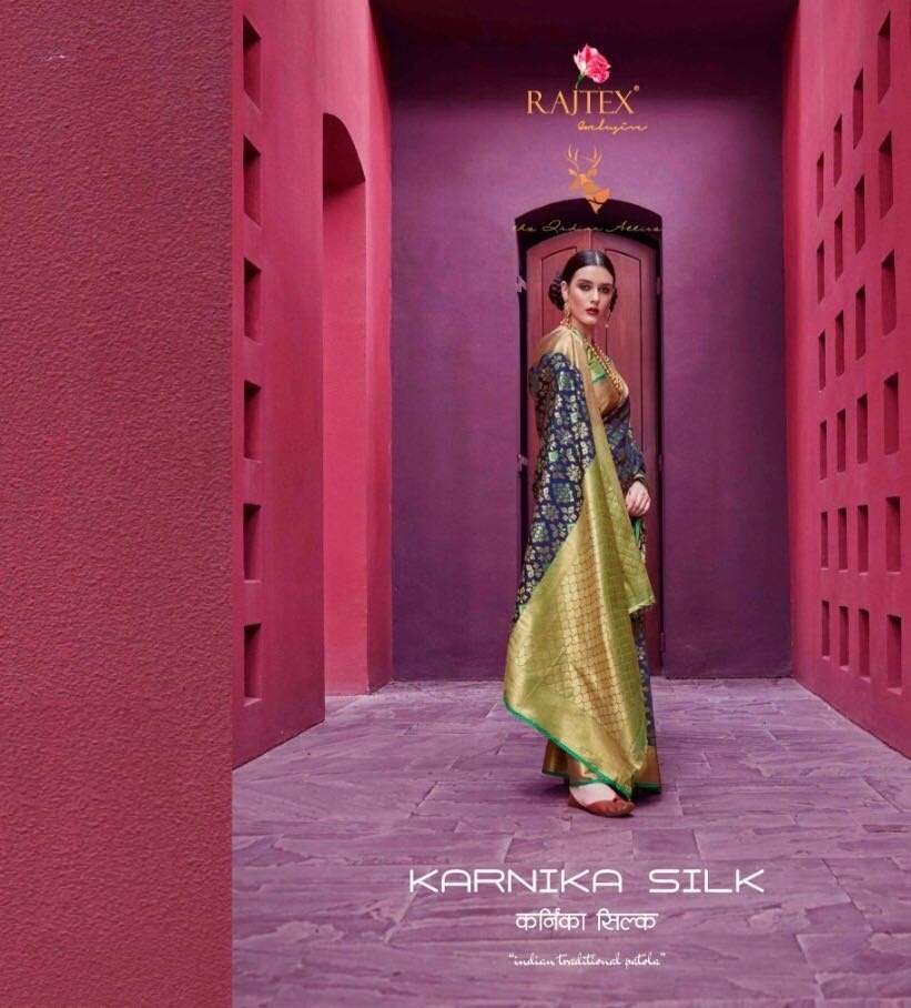 rajtex karnika silk series 57001-57010 traditonal indian patola silk 