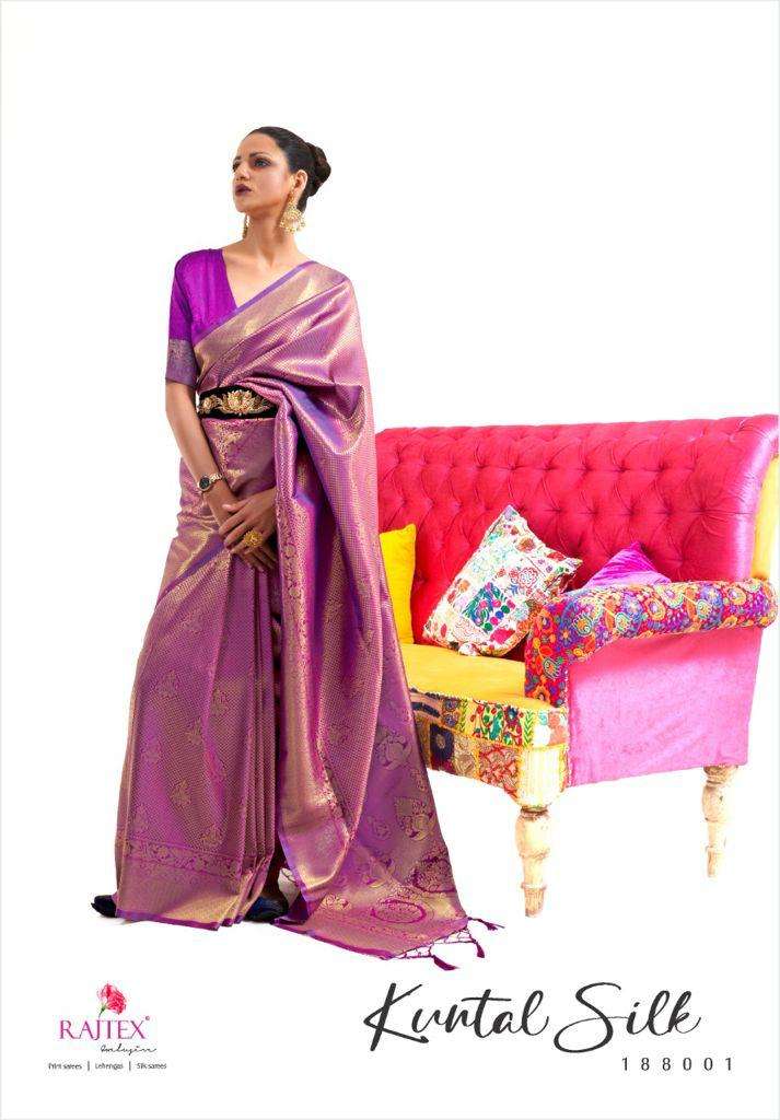 RAJTEX KUNTAL SILK DESIGNER HANDLOOM WEAVING SILK SAREE