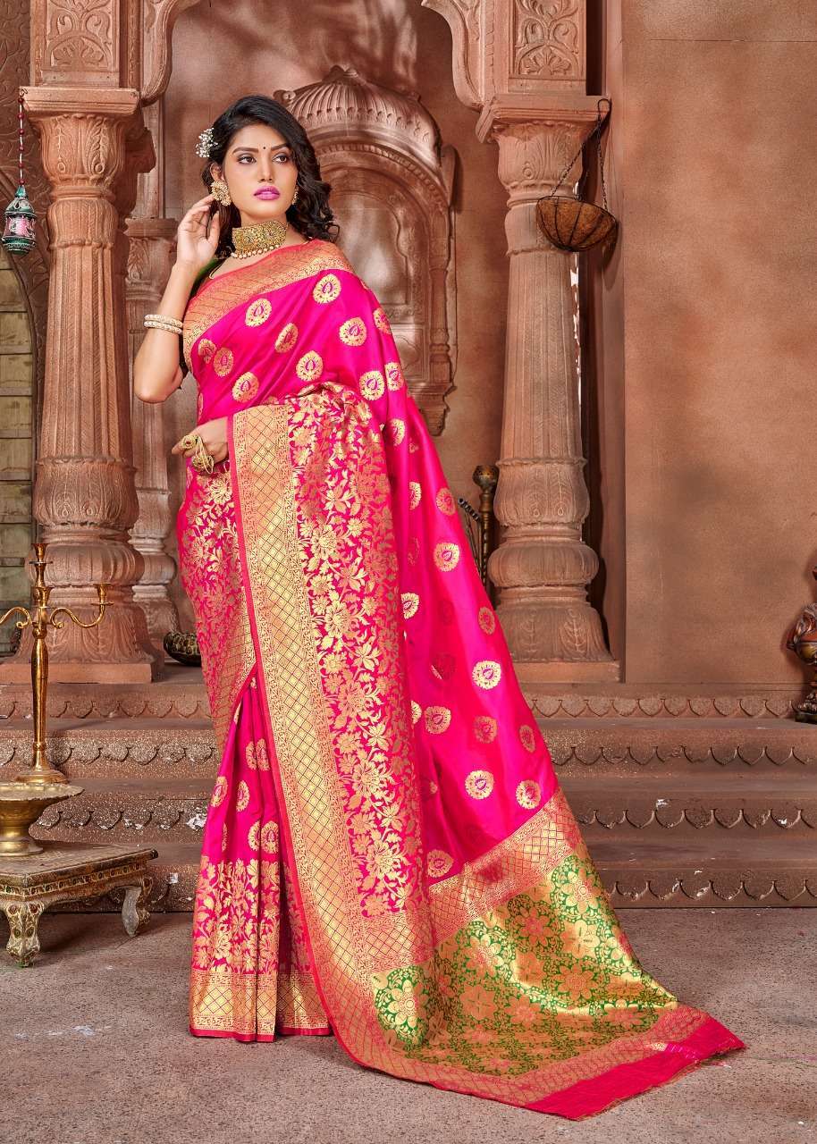 rajyog virasat silk series 1001-1007 Soft silk Weaving saree