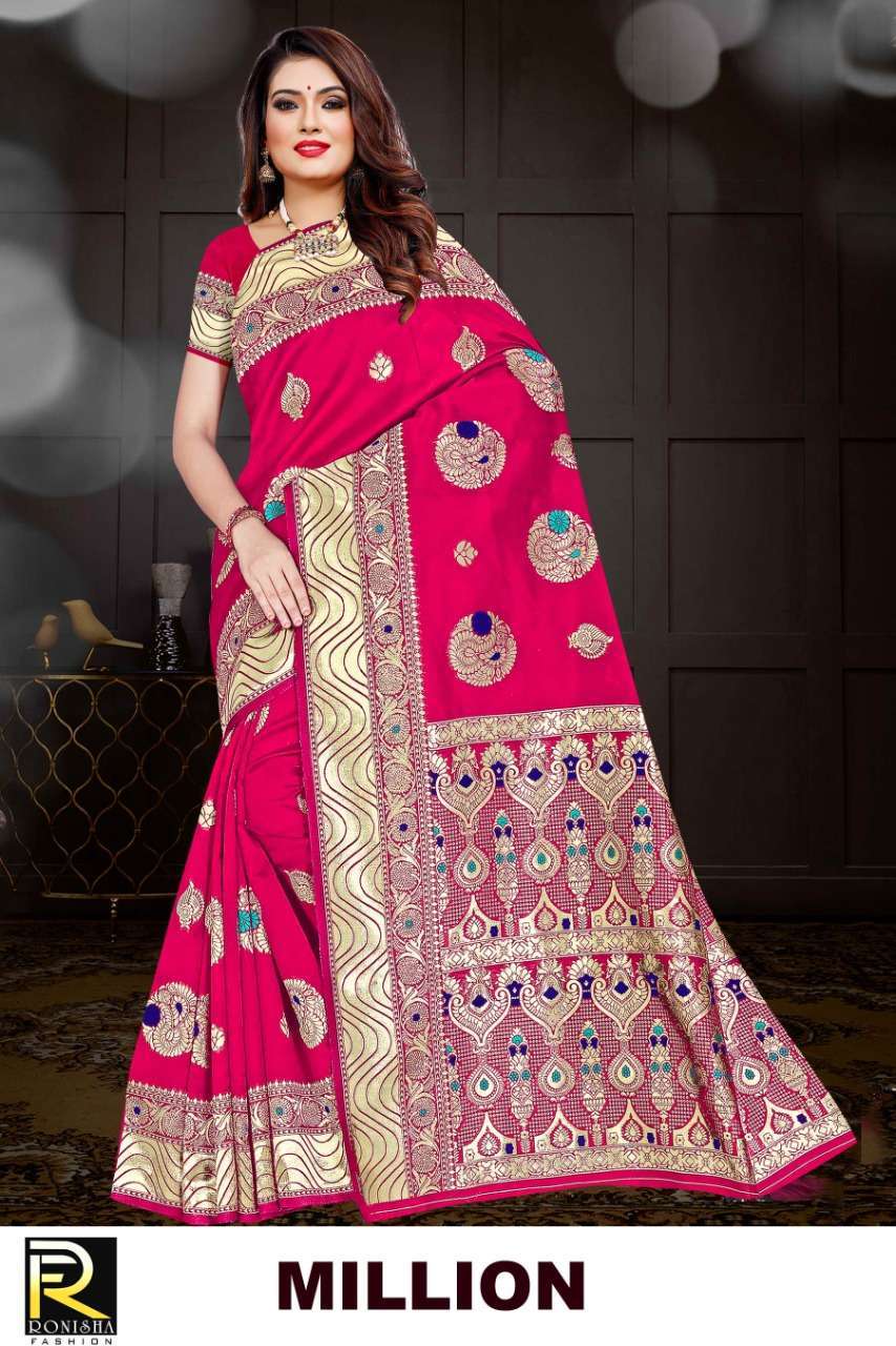 ranjna saree million premium silk casual wear saree collection