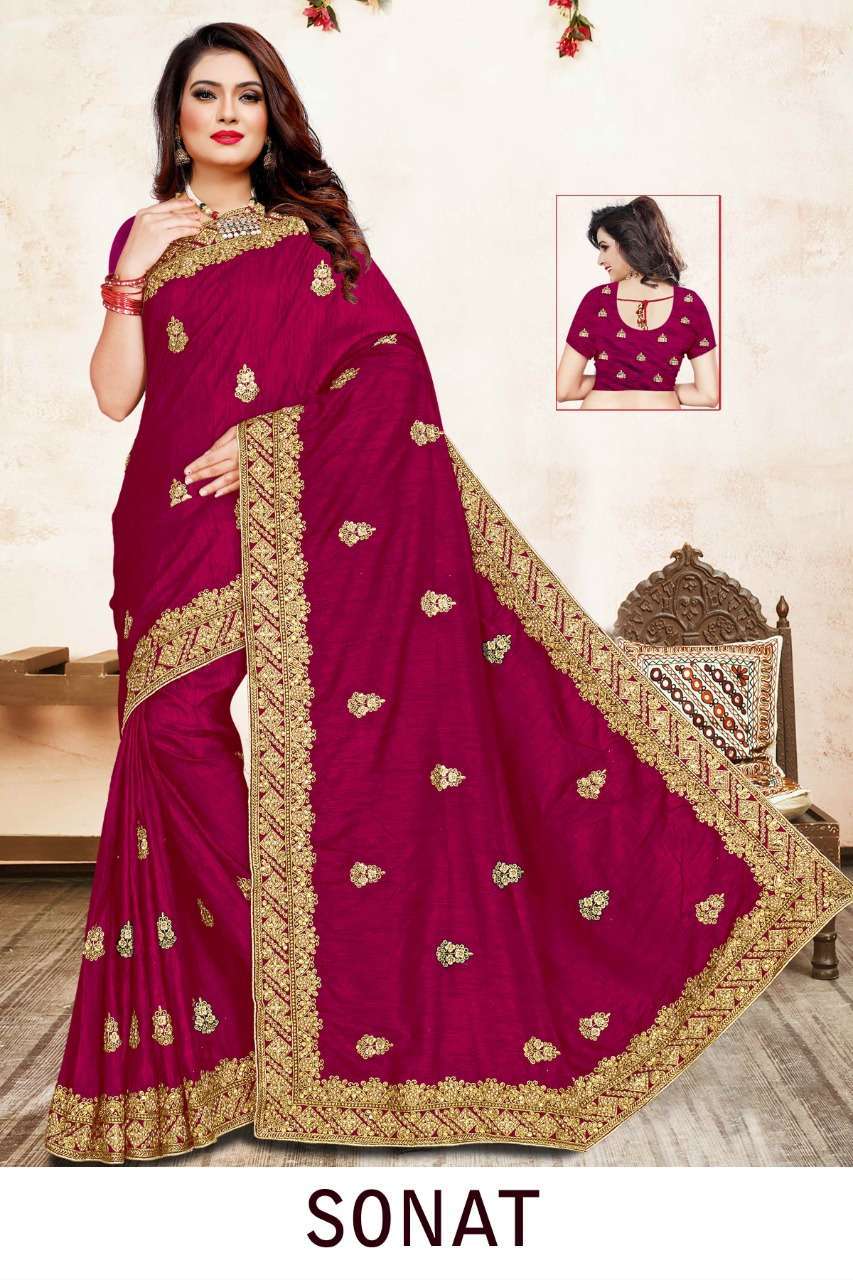 ranjna saree sonat dola silk wedding saree collection 