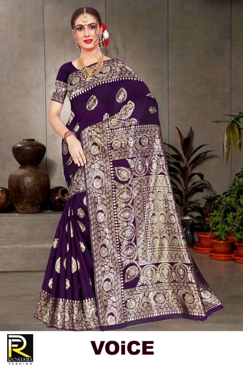 ranjna saree voice cotton silk saree collection 