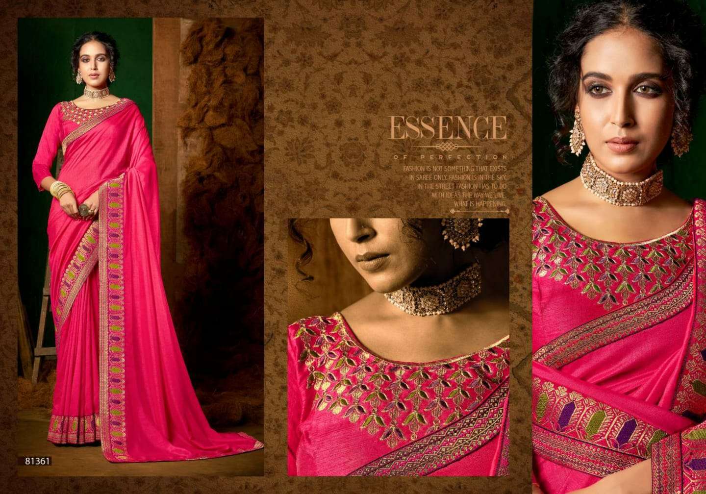 right women designer shivanjali series 81361-81368 vichitra saree