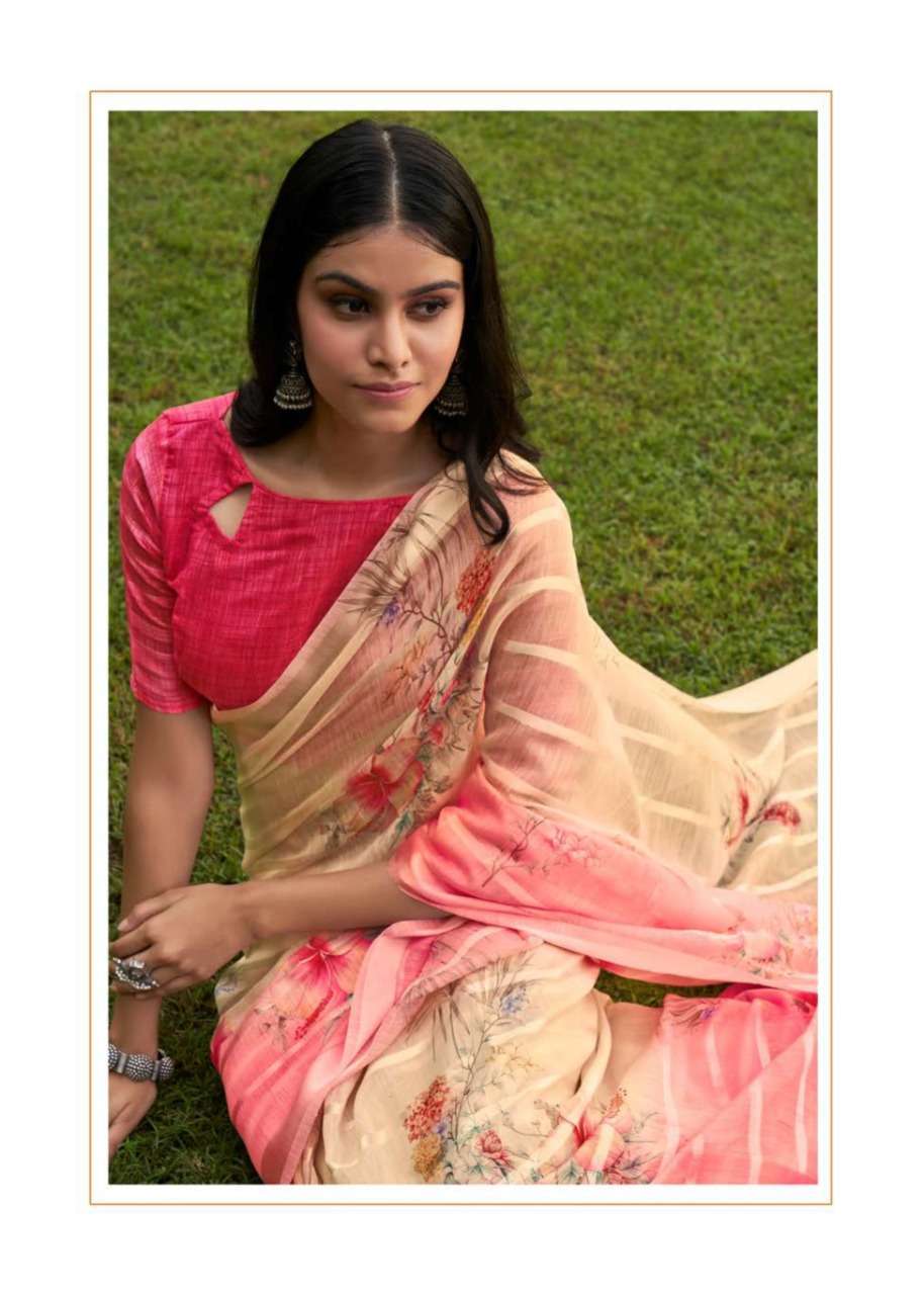 shangrila santorini vol 2 series 5881-5892 weaving soft fabric saree