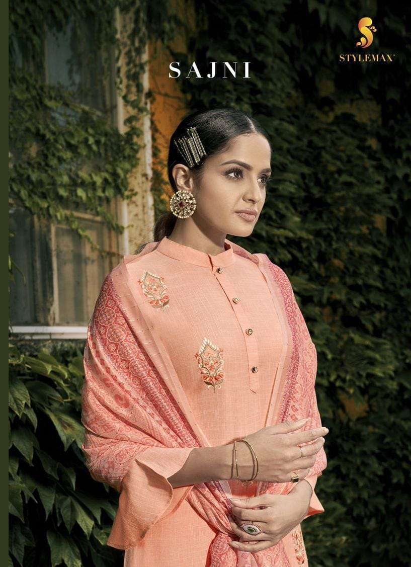 stylemax sajni vol 1 series 1001-1004 pure cotton readymade suit 