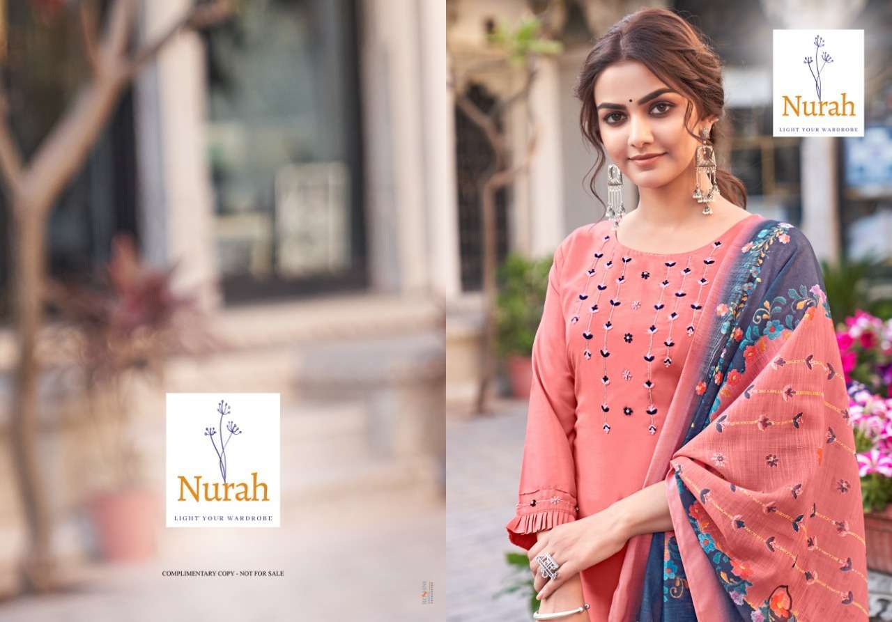 tunic house nayantara-nx series 1001-1004 muslin silk suit