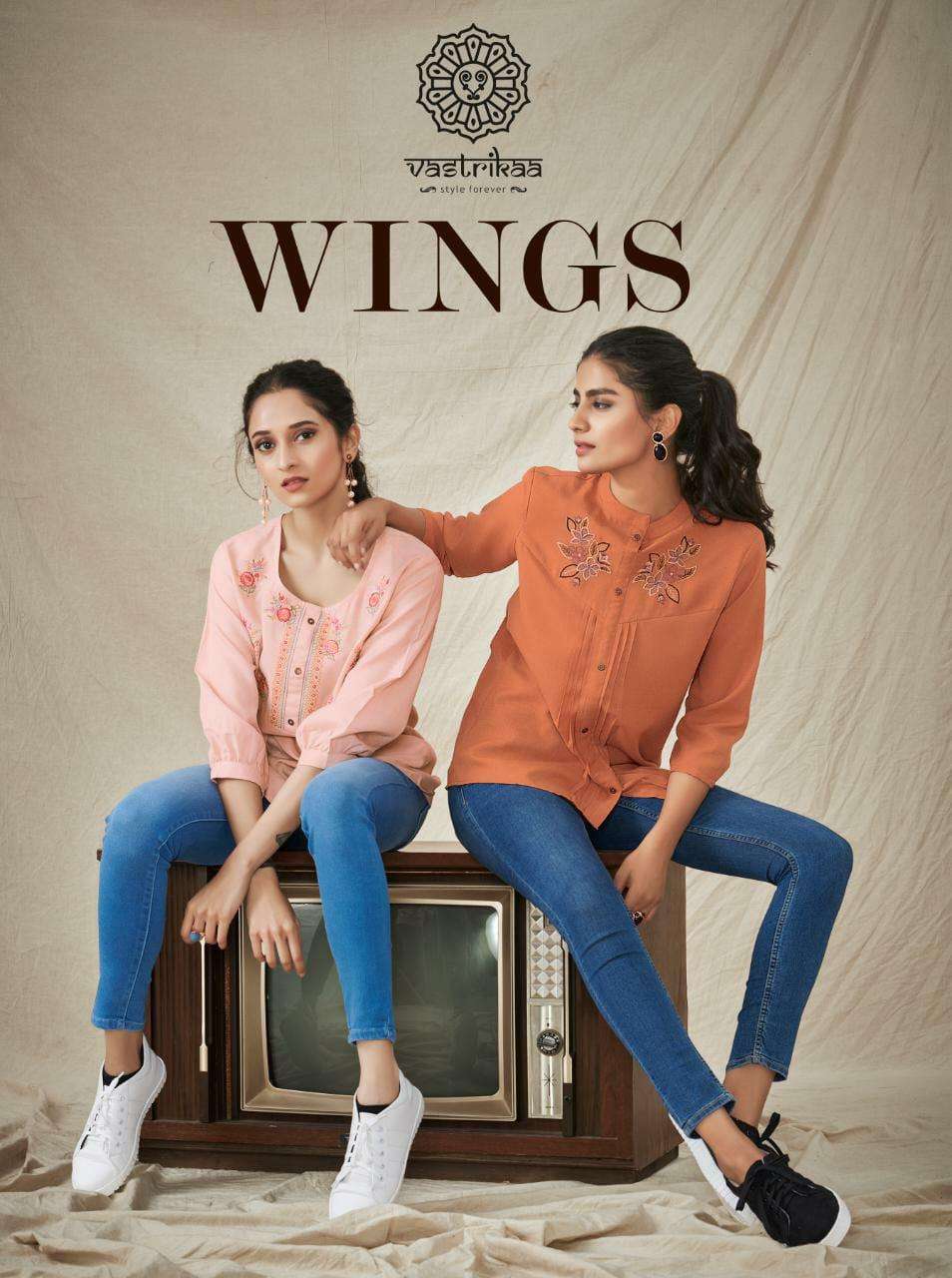 vastrikaa wings series 65-72 blended fabric tops 