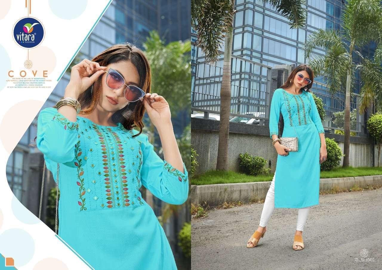 VITARA ROYALTY READYMADE KURTI WHOLESALER IN SURAT AT BEST RATES