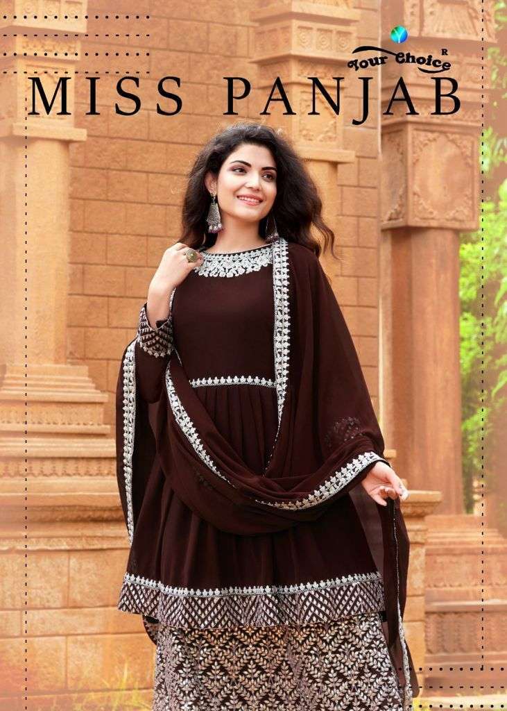 your choice miss punjab series 38347-3838 Blooming georgette suit
