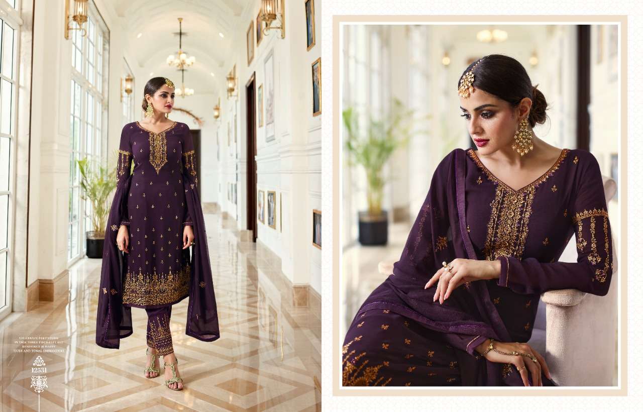 ZISAN VOL-68 DESIGNER GEORGETTE SUIT 