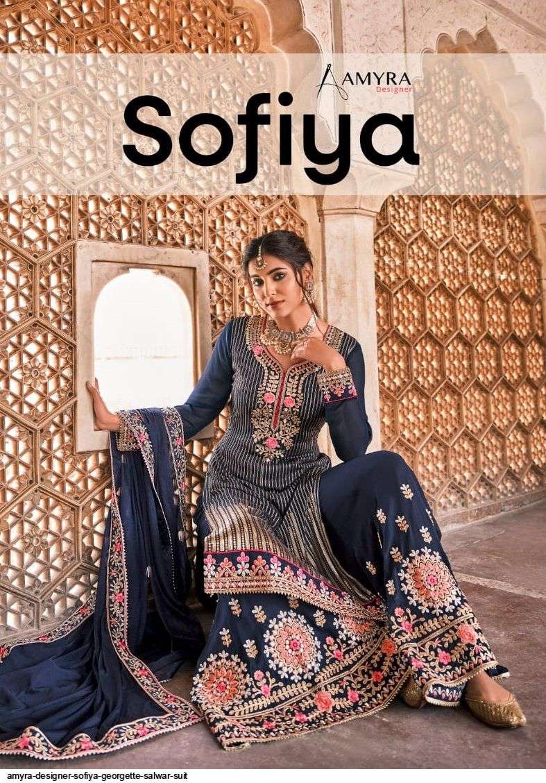 amyra sofiya series 501-504 Heavy Real Saudi georgette suits