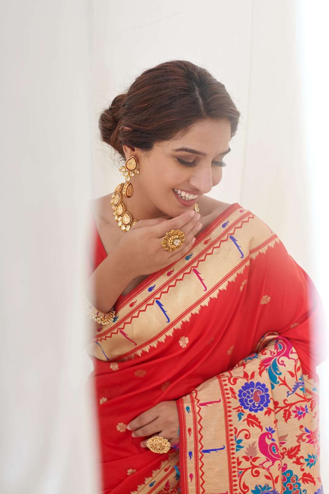 AVANTIKA DESIGNER PURE SILK PAITHANI SAREE 