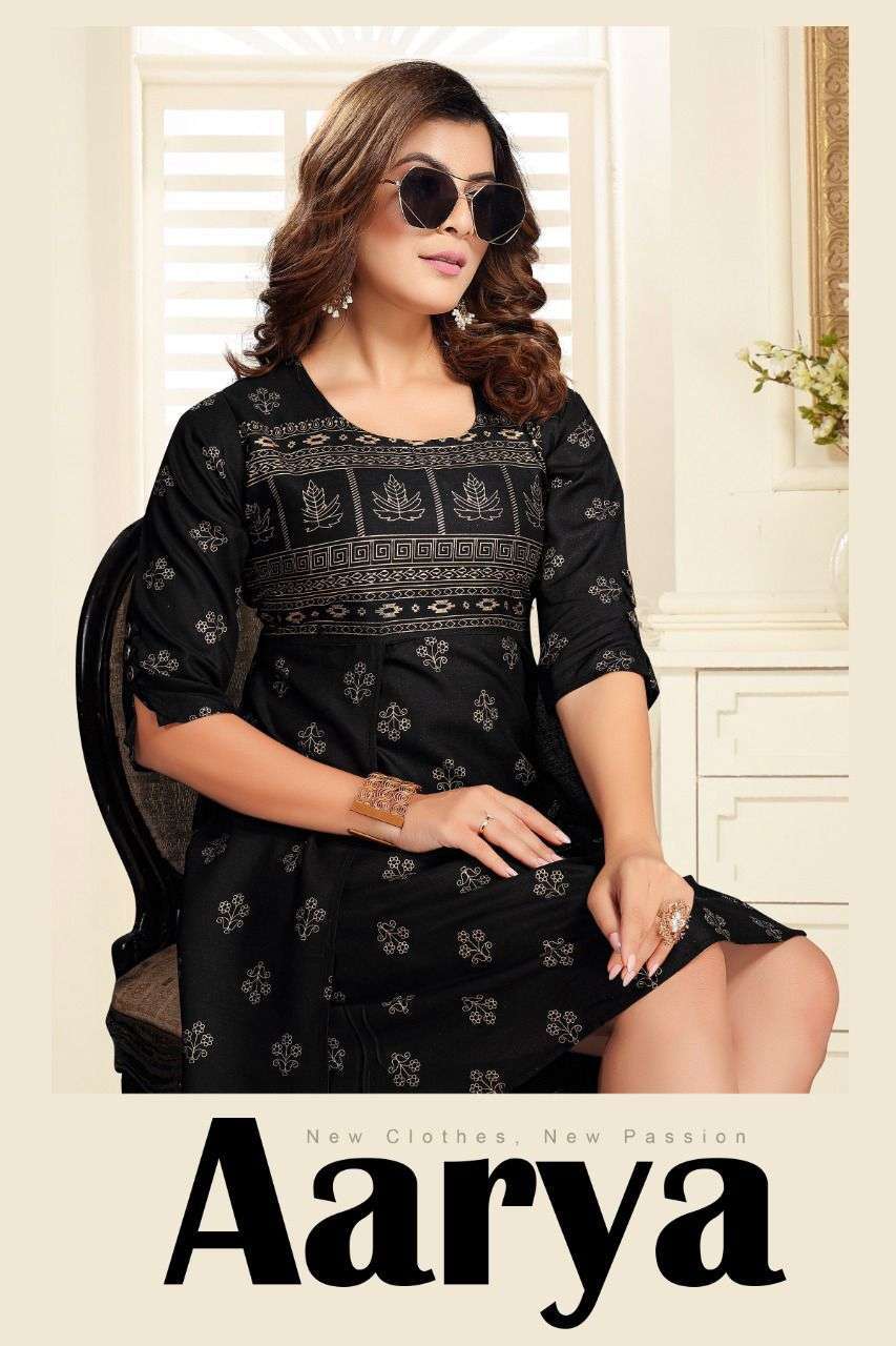 beauty queen aarya series 7415 heavy rayon kurti