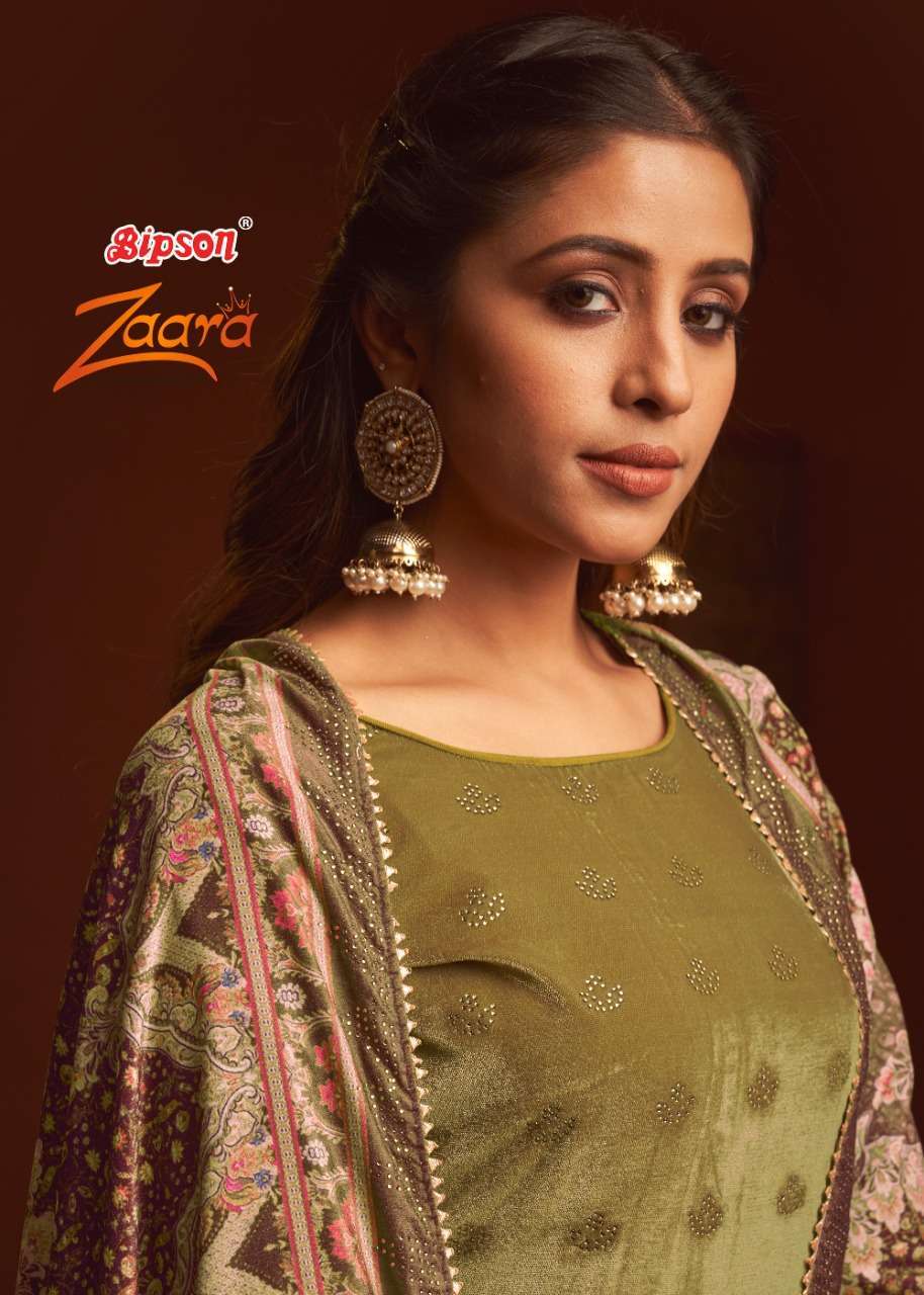 bipson zaara series 1612-1615 pure viscose 9000 velvet suit 