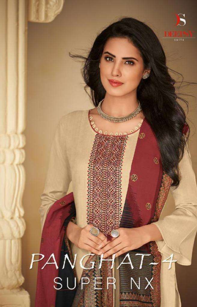 DEEPSY SUIT PANGHAT-4 SUPER NX DESIGNER PASHMINA SUIT 