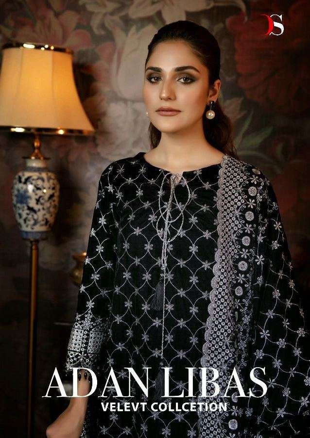 deepsy suits adan libas velvet collection series 1241-1246 pure velvet suit 