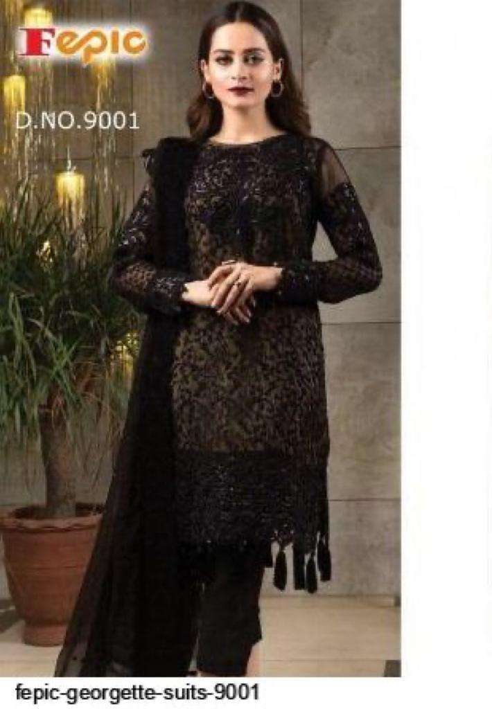 FEPIC ROSEMEEN 9001 DESIGNER GEORGETTE SUIT 