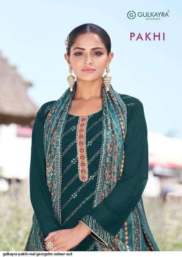 gulkayra pakhi series 7082-7085 real georgette suits