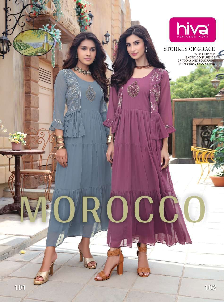 hiva morocco series 101-106 georgette kurti