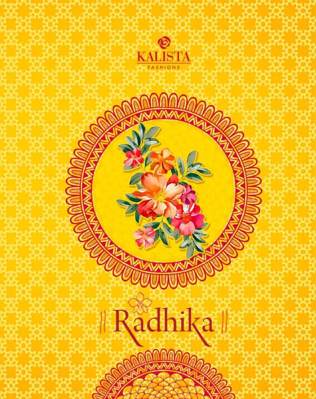 kalista fashions radhika series 35426-35433 vichitra with diamond saree