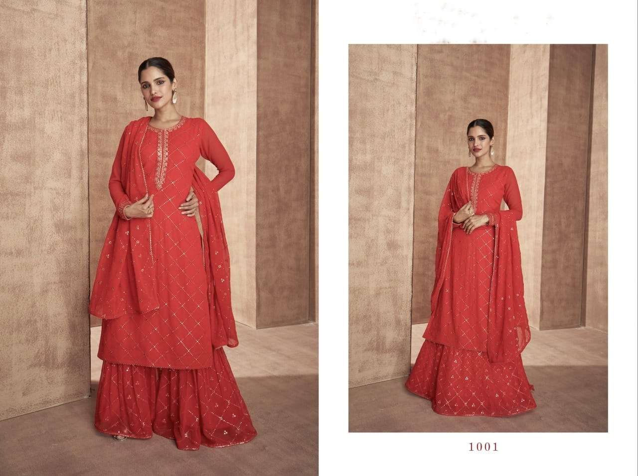 KARVA SPECIAL DESIGNER REAL GEORGETTE SUITS 