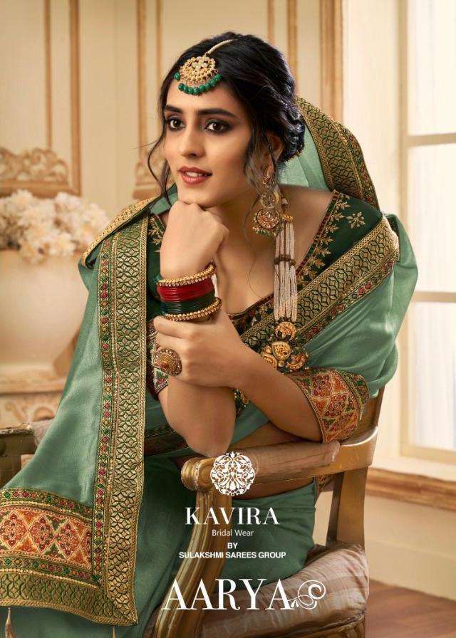 kavira aarya series 2801-2809 heavy vichitra saree