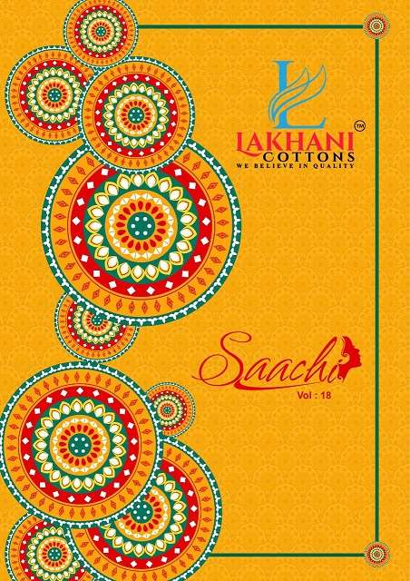 lakhani saachi vol-18 series 1800-1811 pure cotton suit