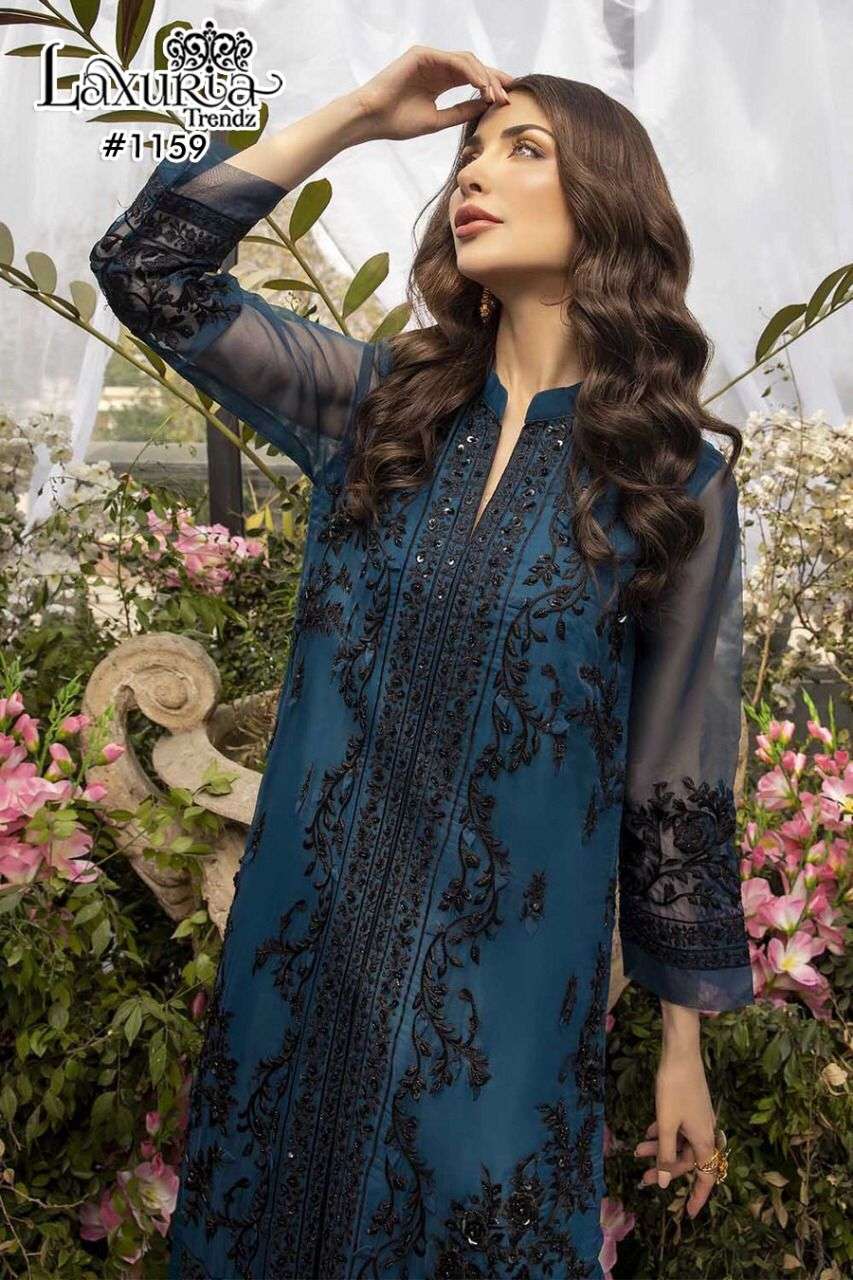 LAXURIA TRENDZ 1159 DESIGNER FAUX GEORGETTE TUNIC 