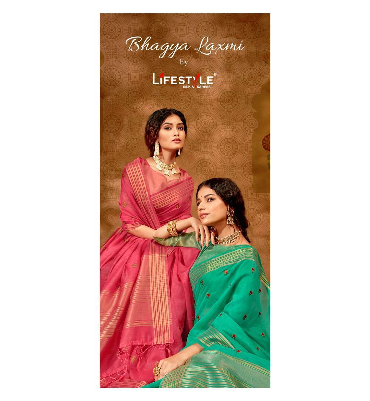 lifestyle bhagya laxmi series 76781-76786 cotton print saree