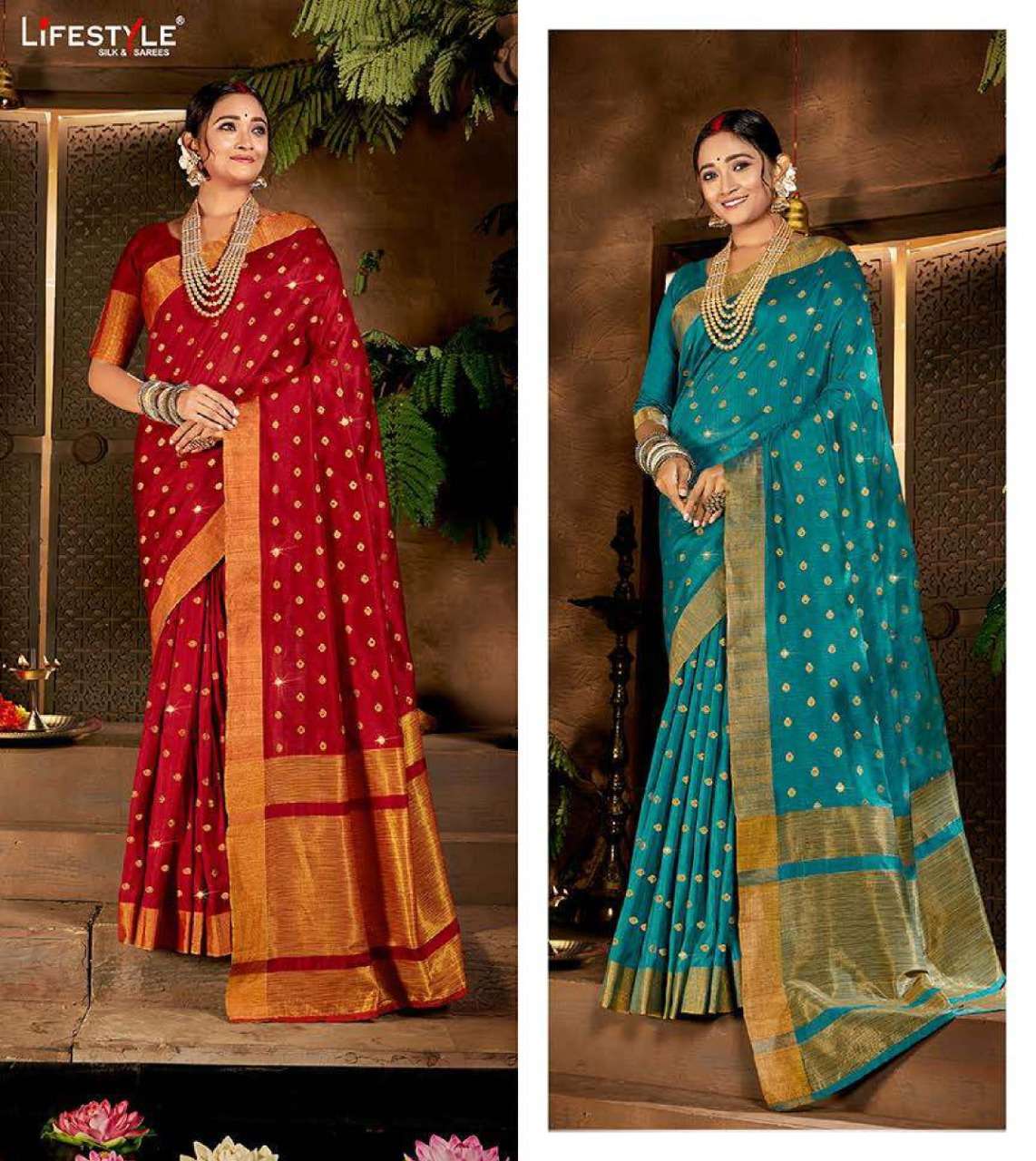 Buy Silk Bazar Black & Gold Toned Silk Cotton Dyed Saree - Sarees for Women  12497670 | Myntra