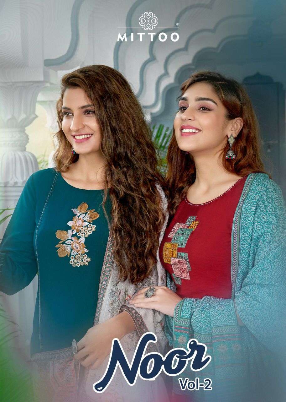 mittoo noor vol 2 series 5007-5012 Nylone Viscose Silk suit