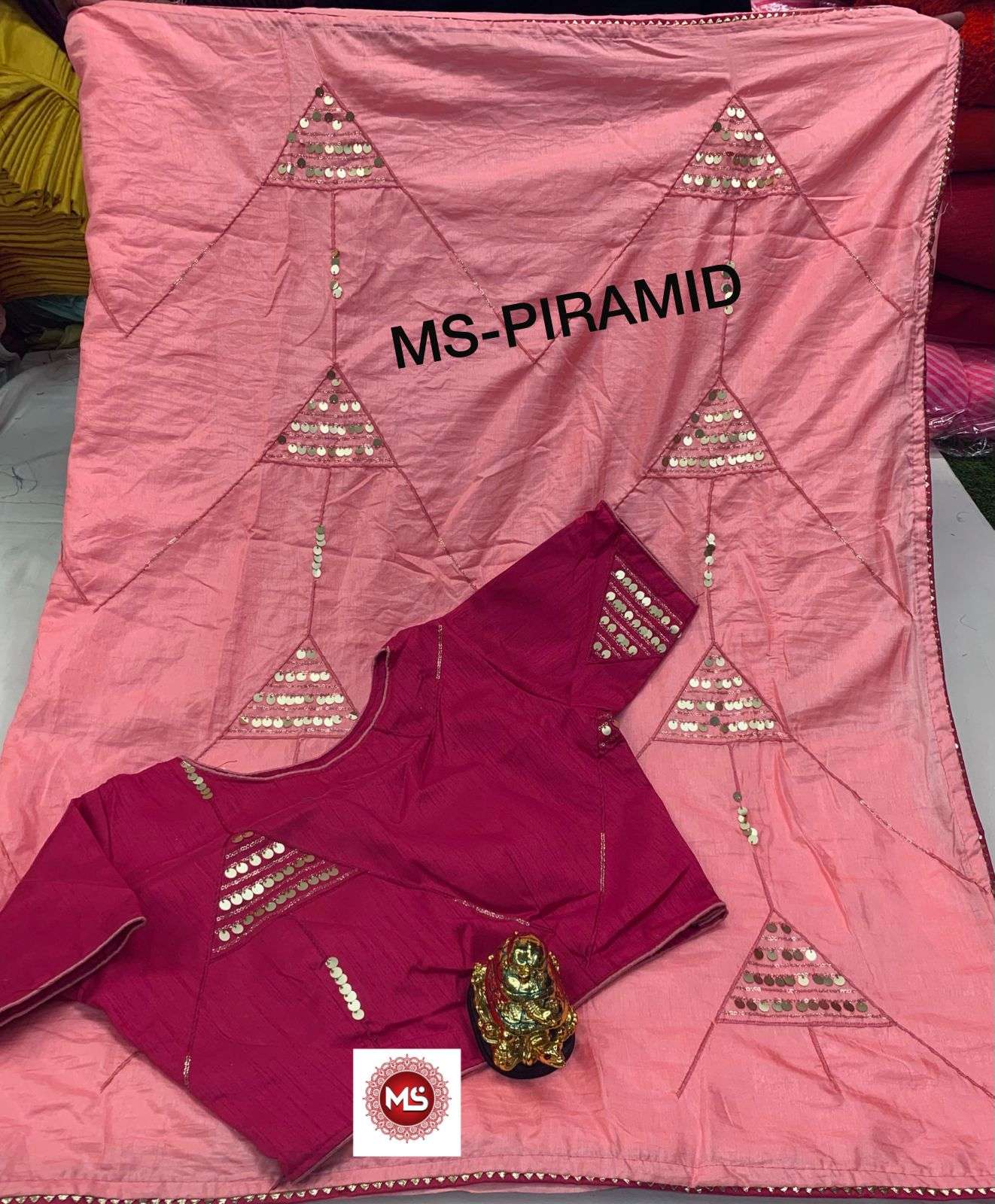 MS BRAND DOLA PIRAMID DESIGNER DOLA SAREE 