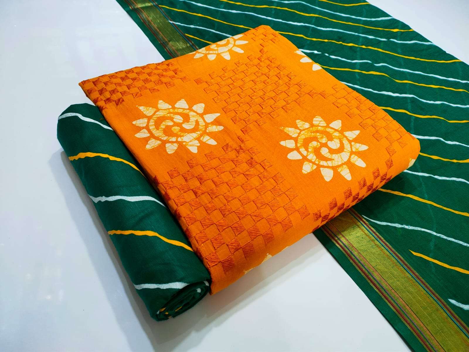 Nemi Wax Batik Work With Leriyu cotton Fancy Wear Salwar Suit