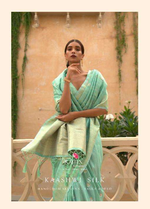 rajtex kaashwi silk series 212001-212006 sequence weaving saree