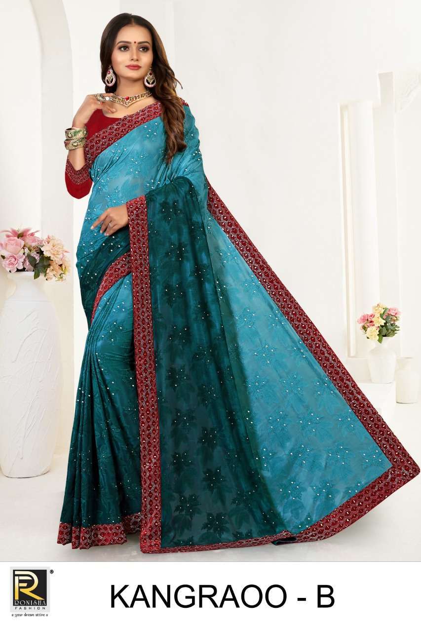 ranjna saree Kangraoo teri brasso saree collection