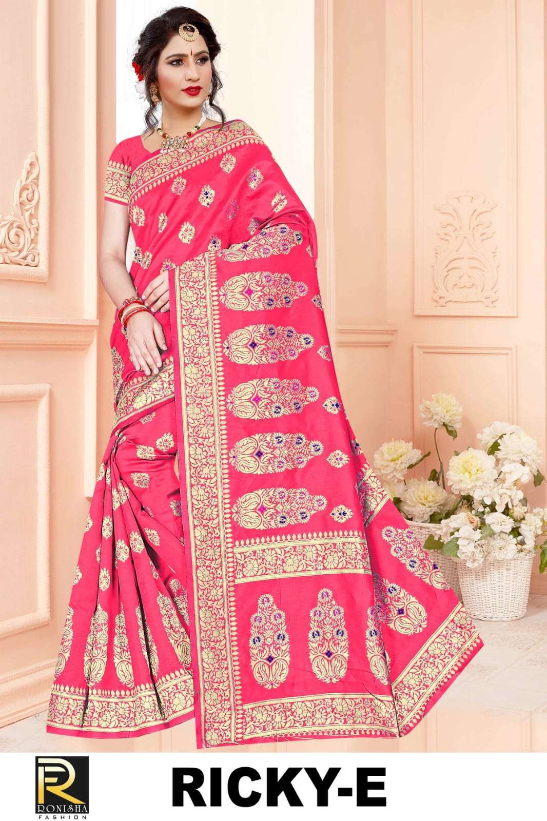 ranjna saree Ricky premium silk casual wear saree collection