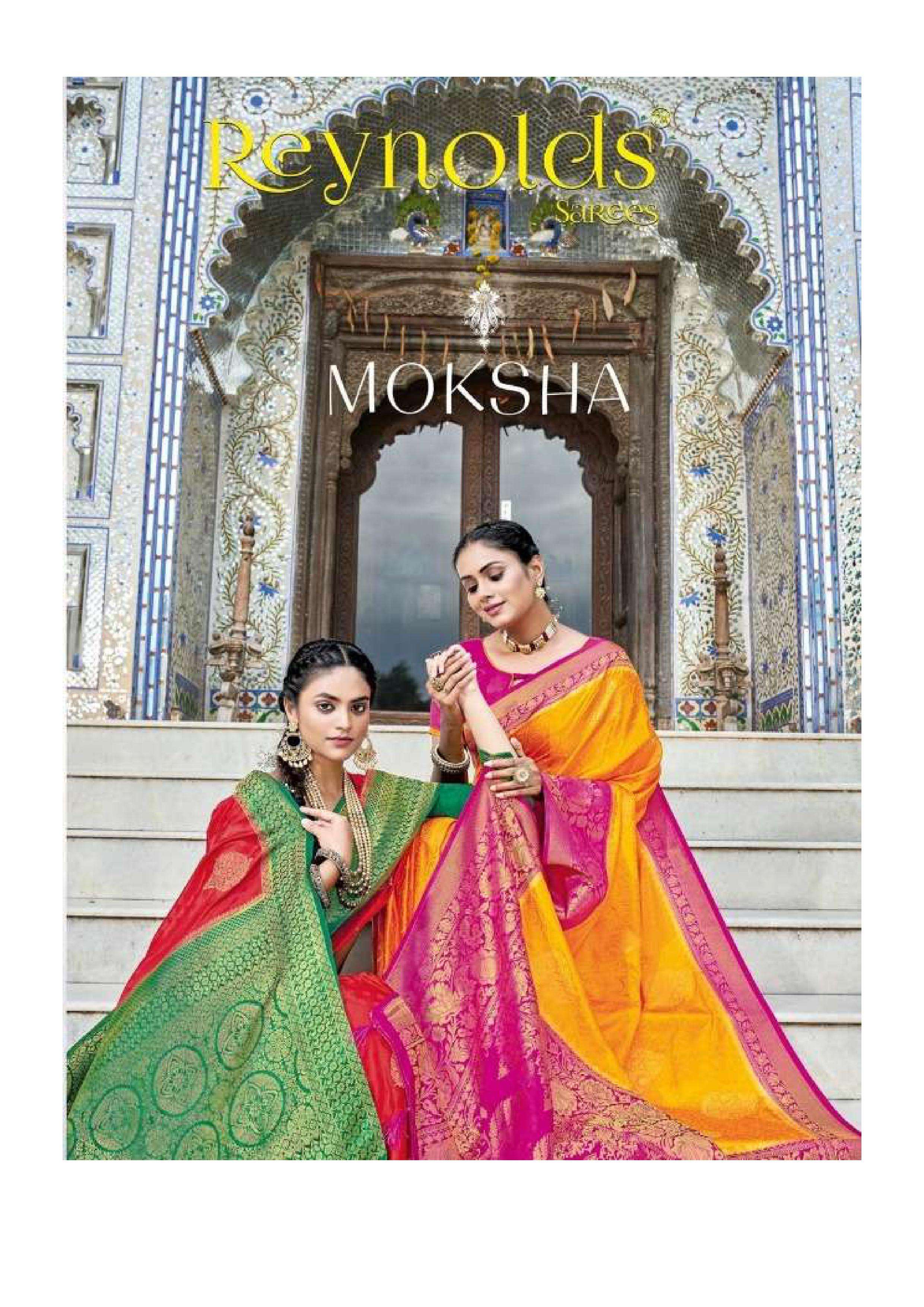 reynlods sarees moksha silk saree exclusive collection