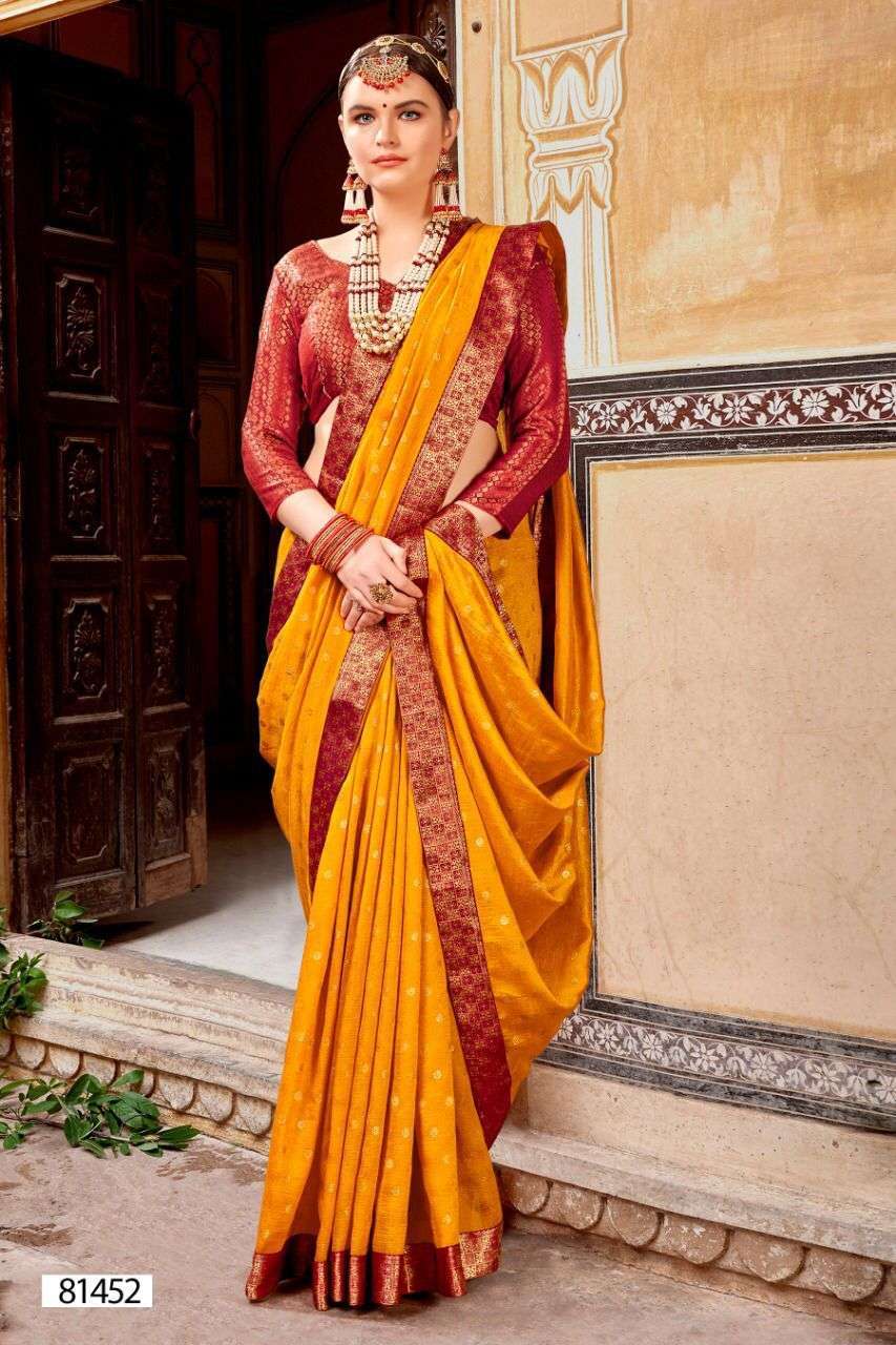 right women designer amisha series 81451-81458 vichitra saree
