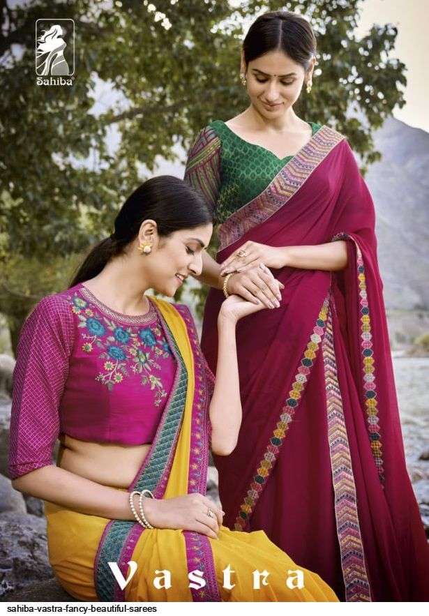 sahiba vastra series 09-022 georgette saree