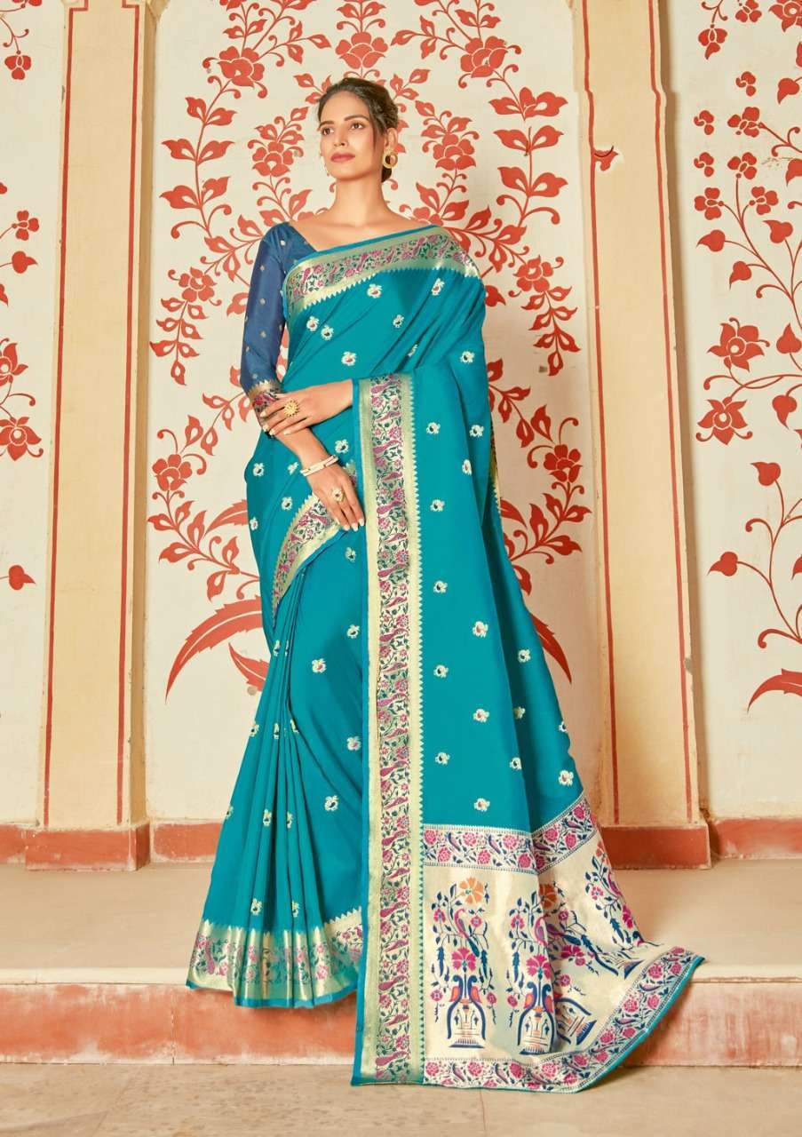 sangam prints koorinaidu silk series 8001-8006 silk paithani saree