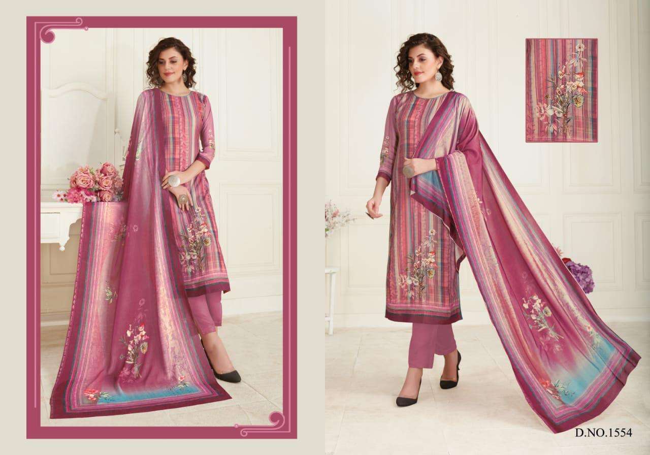 shivam exports ruhaab series 1551-1556 pashmina suit