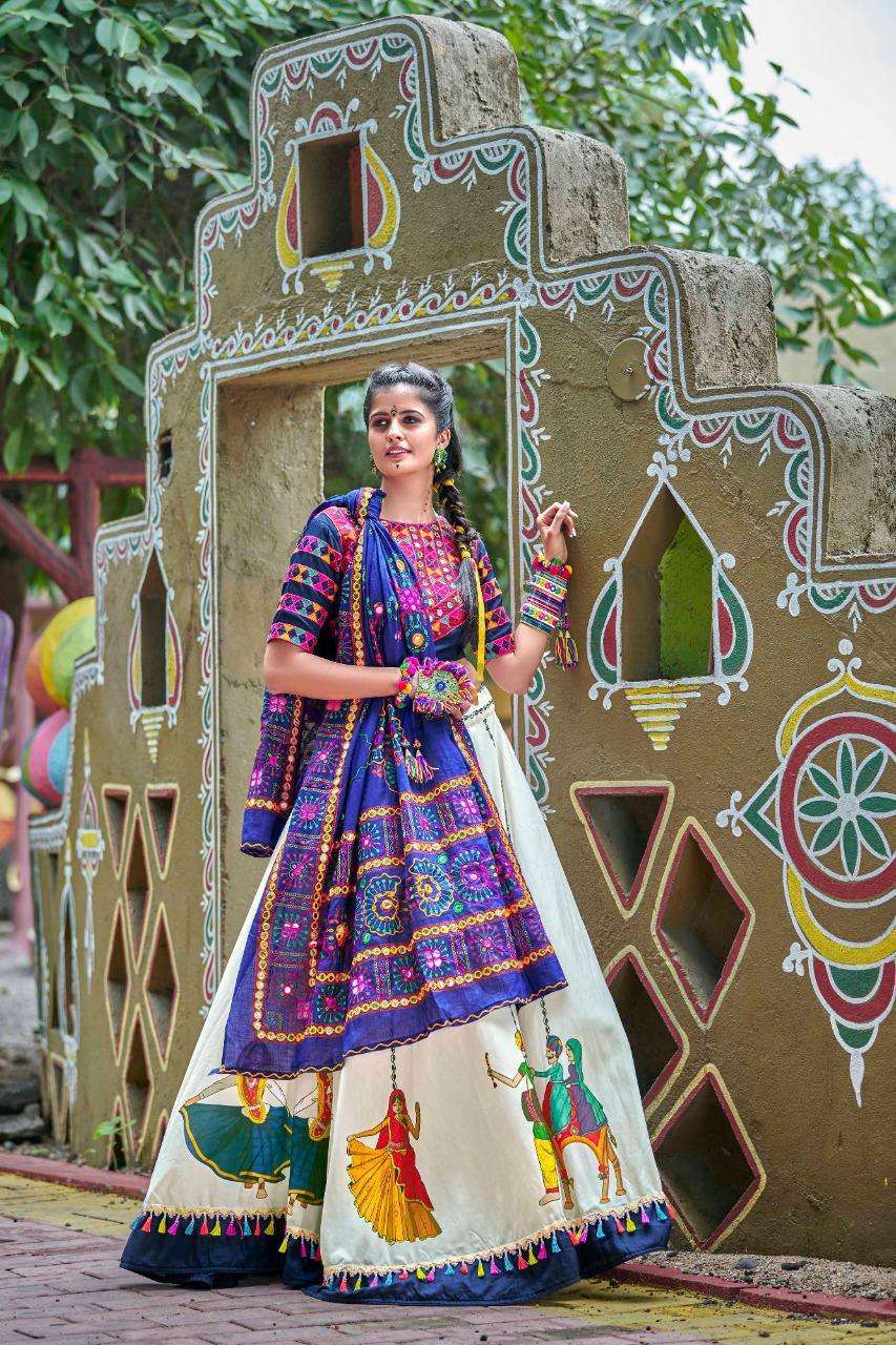 Shubhkala Raas Vol 2 series 1071-1076 soft cotton lehenga