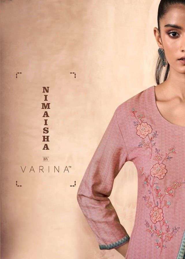 varina nimaisha series 1011-1018 printed pashmina suit 