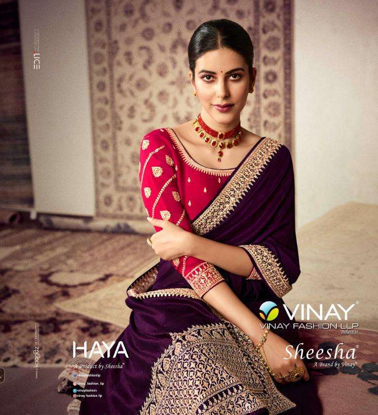 vinay fashion sheesha haya series 24001-24008 embroidered hotstar silk saree