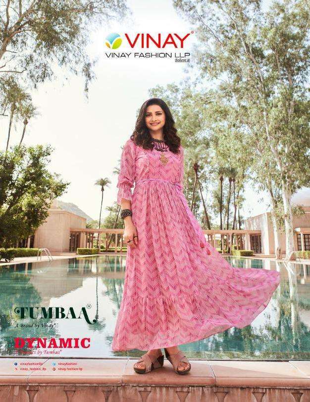 vinay tumbaa dynamic series 39391-39398 georgette kurti