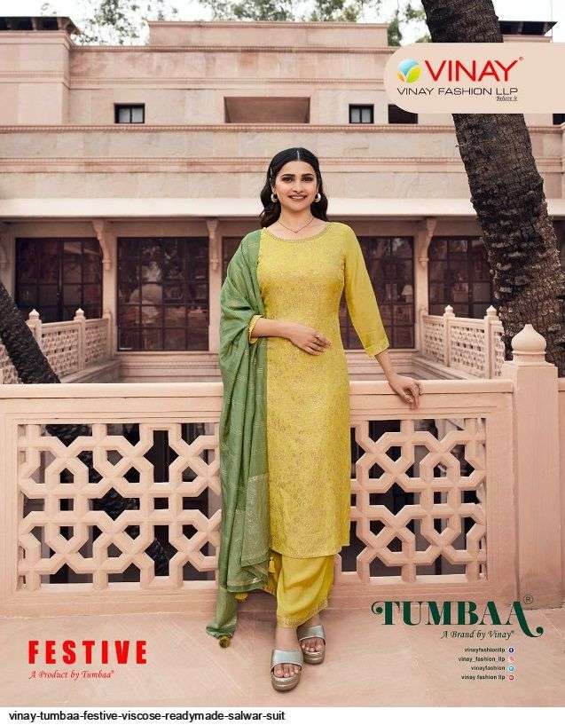 vinay tumbaa festive series 39301-39308 pure viscose dola jacquard suits