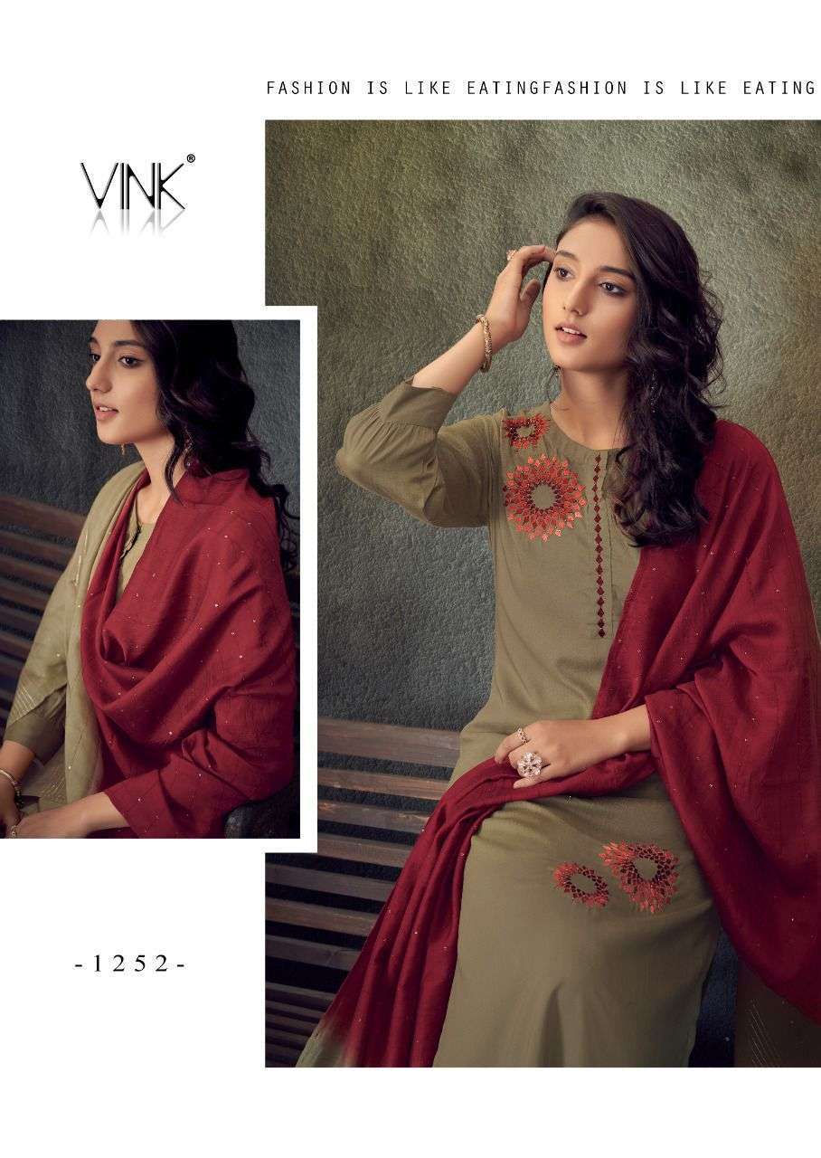 vink legacy vol 2 series 1251-1256 viscose silk base readymade suit